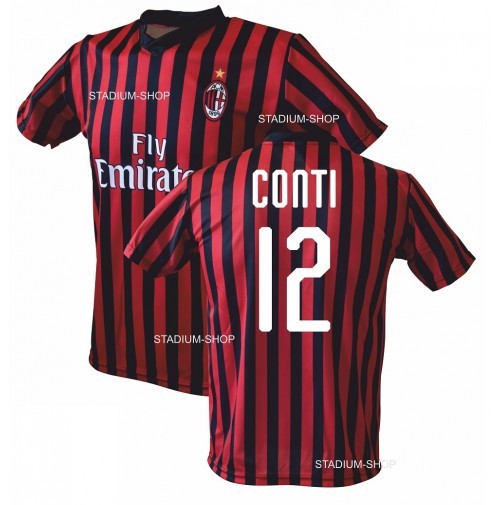 Maglia AC Milan Conti 12  Replica Ufficiale Home 2019-20